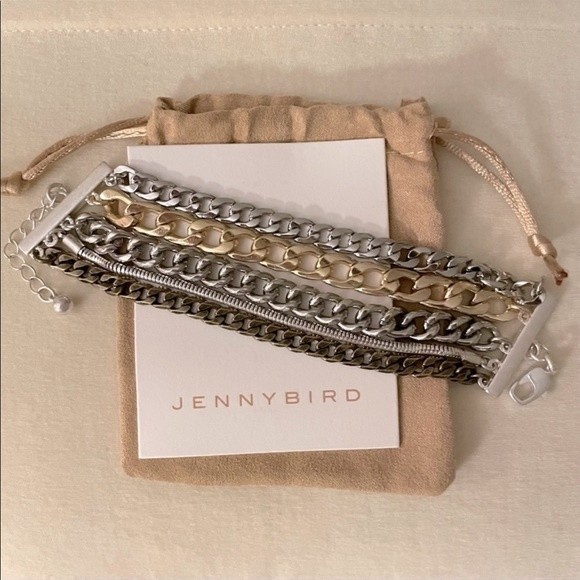 Jenny Bird Austin Cuff Mixed Metal Bracelet - Picture 7 of 12